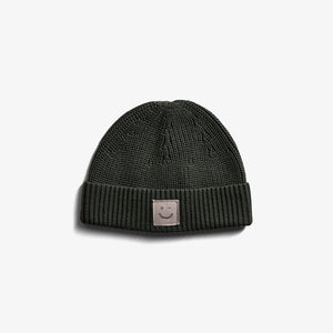 Ribbed Knit Beanie - Tween - Dark Green