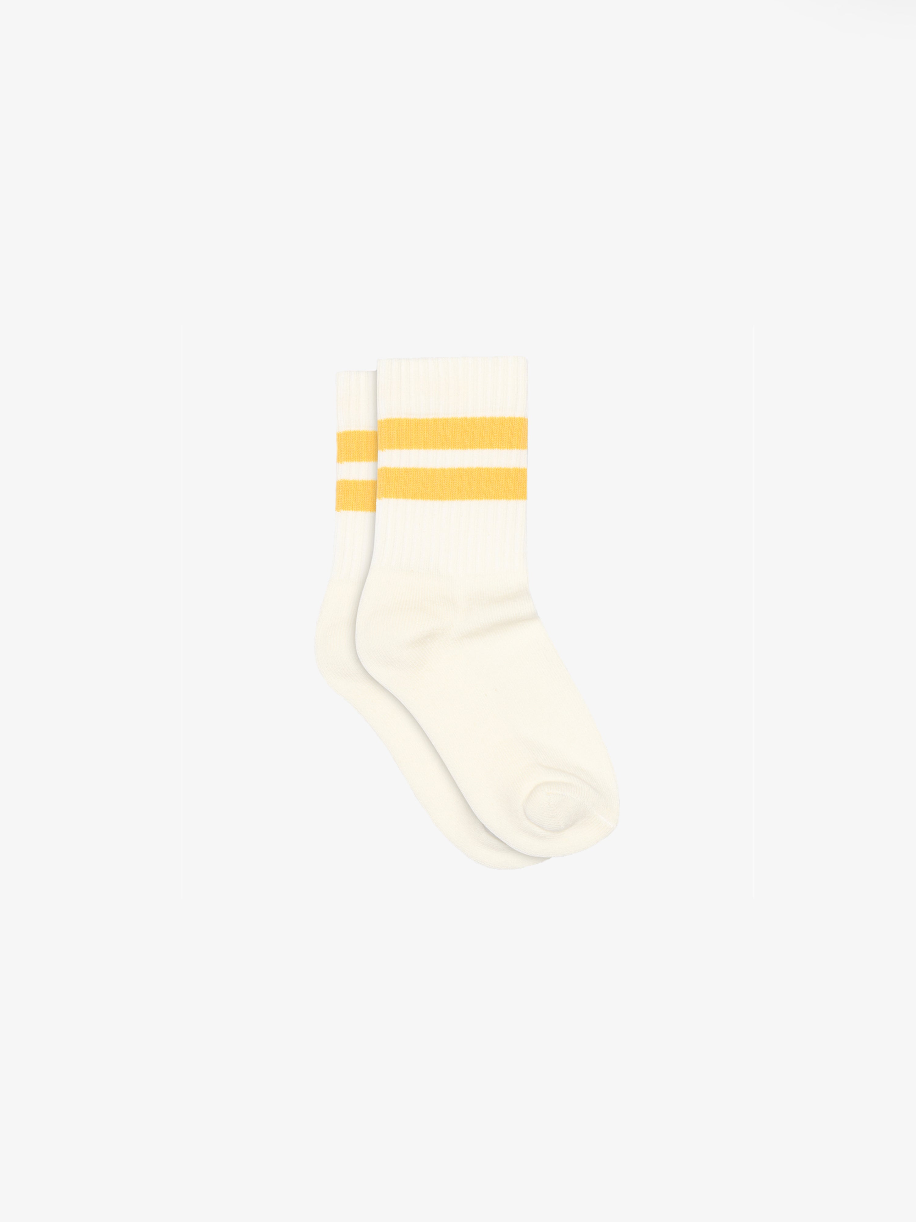 MP Retro Stripe Tennis Socks - Kids - Yellow | 101355 MP Andy Socks
