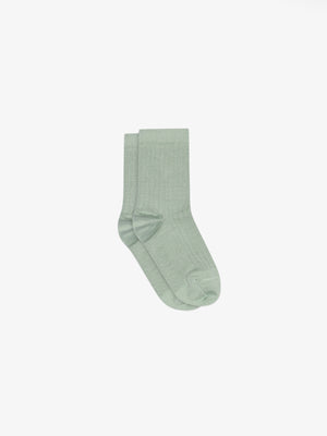 MP Cotton Rib Socks - Tween - Green | 101370 MP Cotton Rib Socks