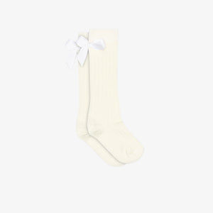 MP Knee Socks with Bow - Tween - Offwhite | 101384 MP Liva