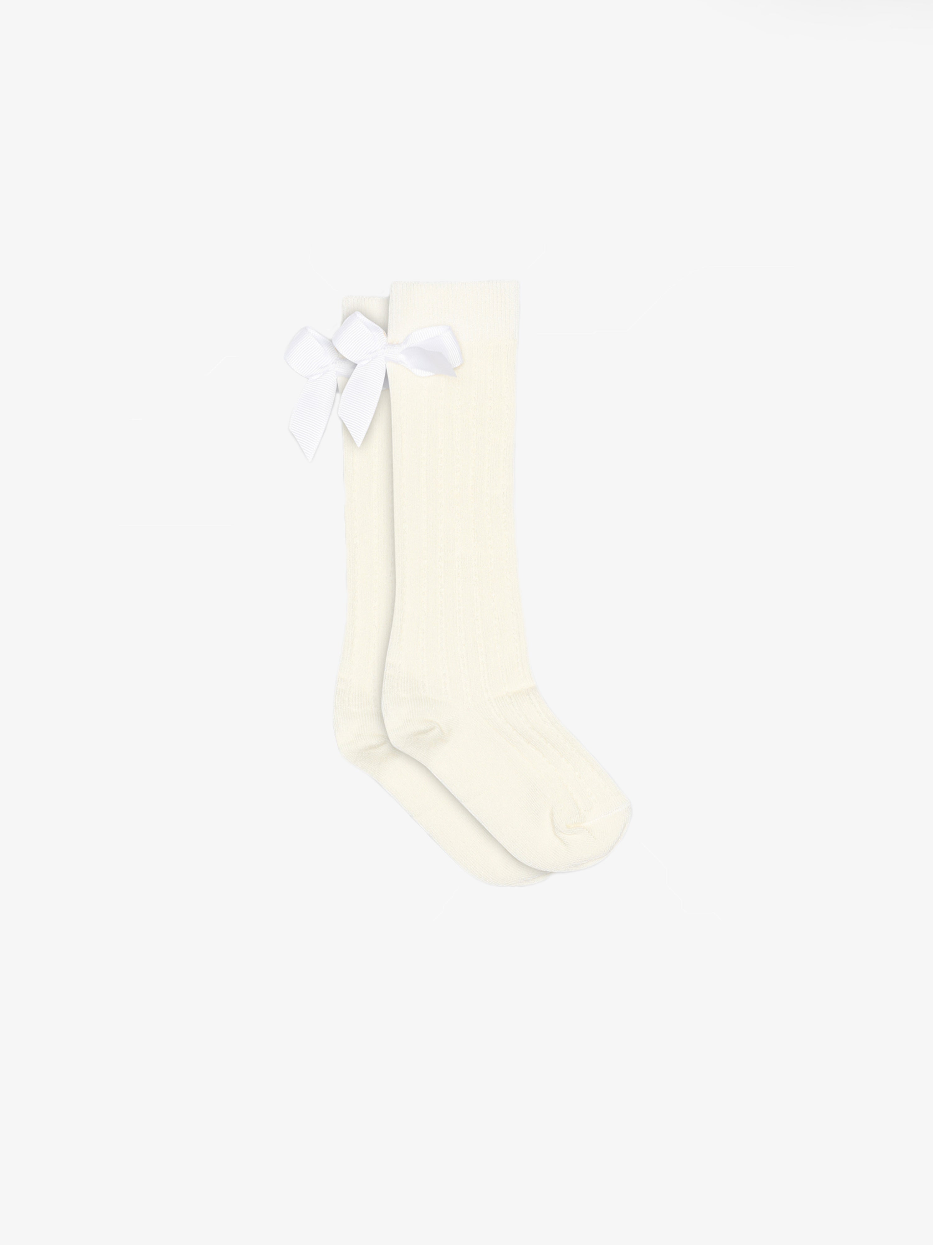 MP Knee Socks with Bow - Tween - Offwhite | 101384 MP Liva