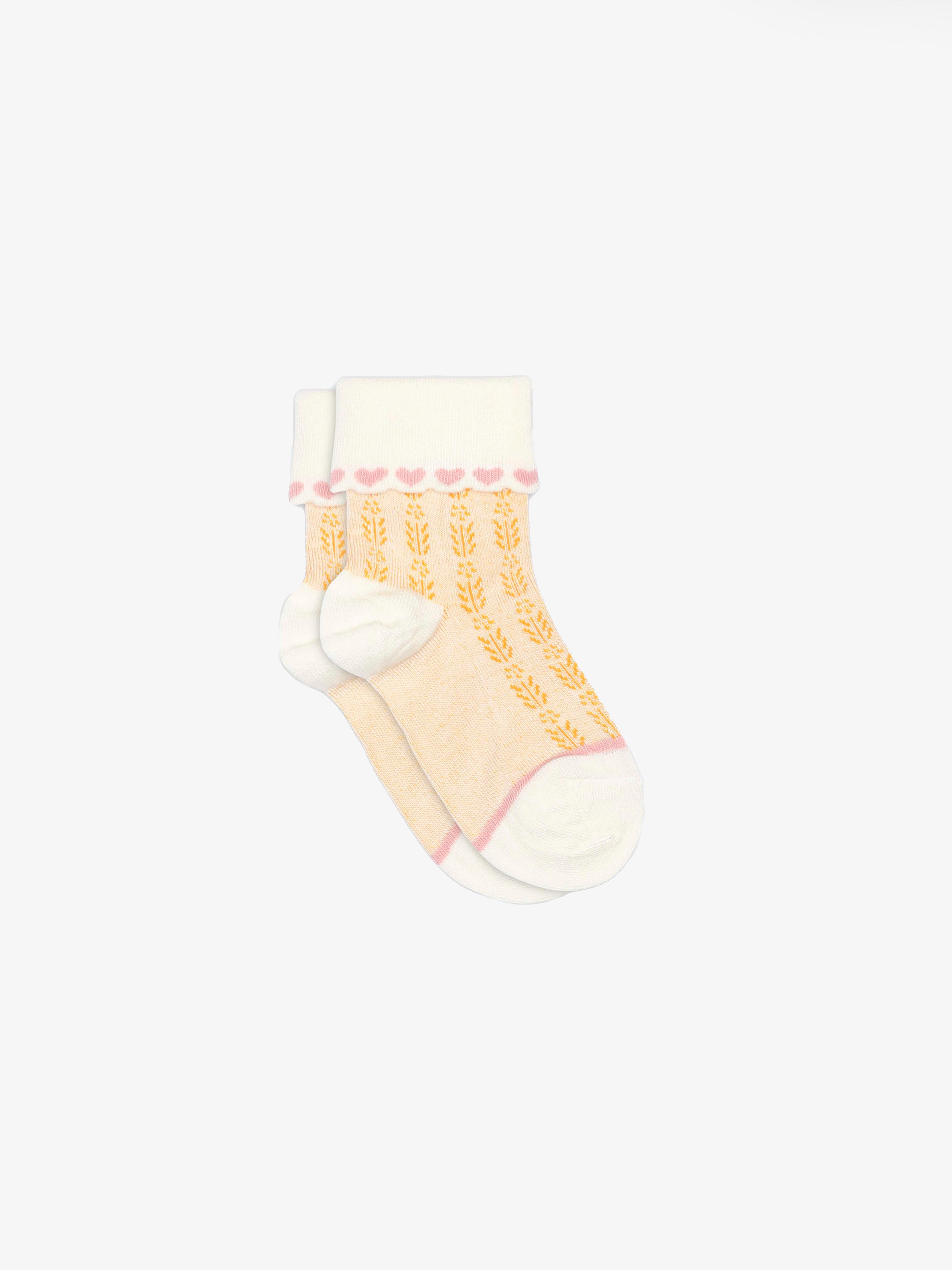 MP Heart Socks - Kids - Rose | 101379 MP Klara Short Socks