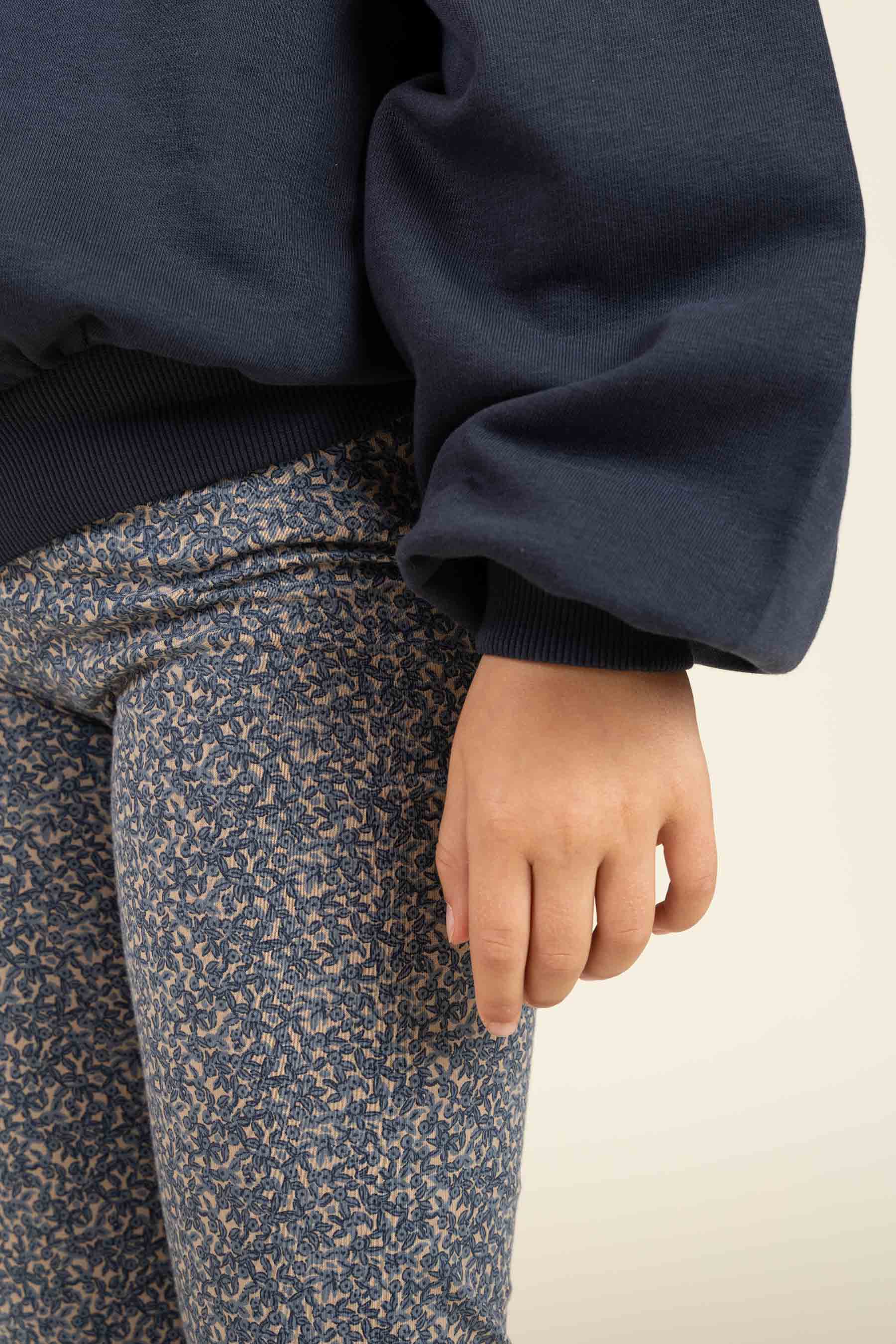 Printed Jersey Leggings - Tween - Blue | 100769 Ada