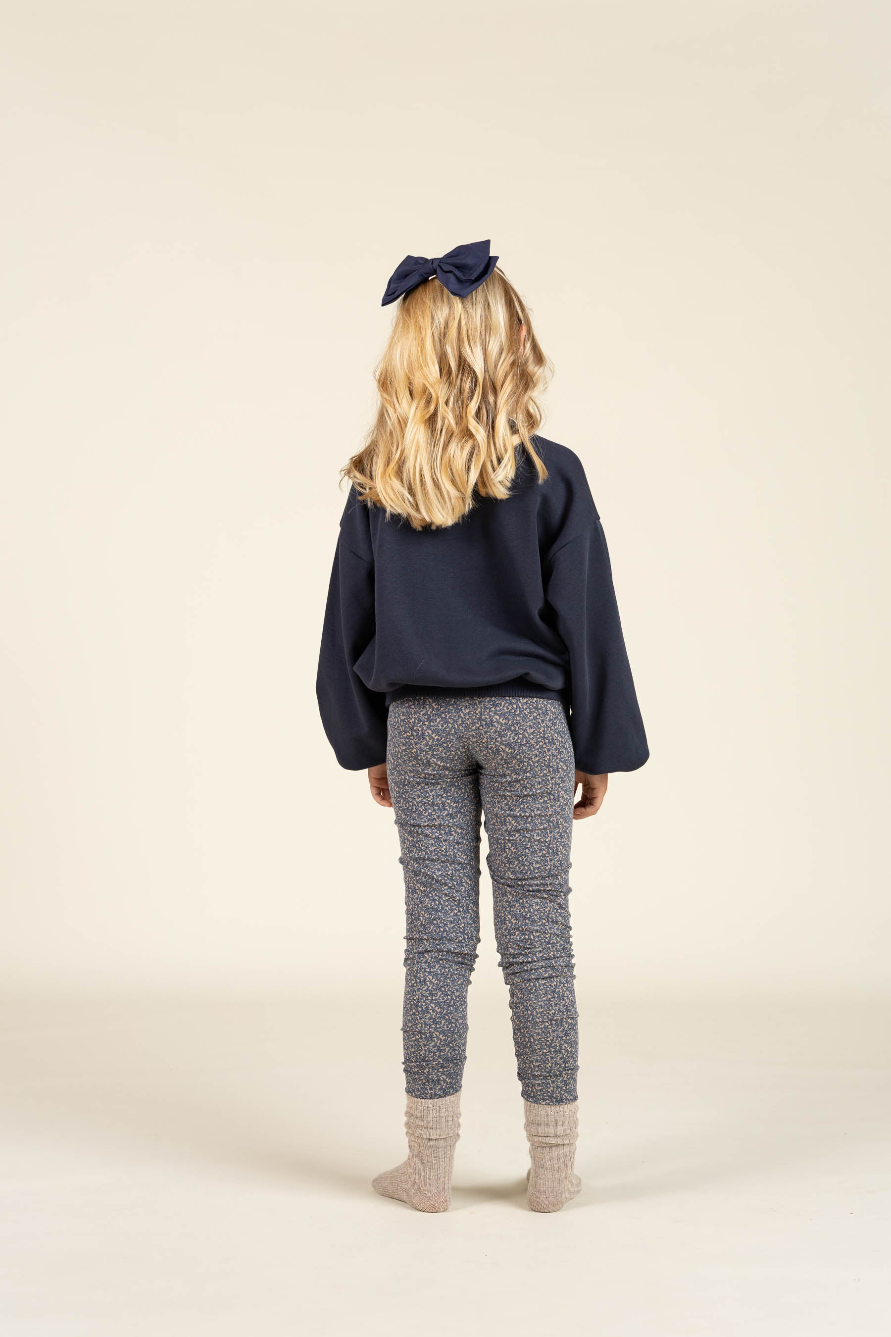 Printed Jersey Leggings - Tween - Blue | 100769 Ada
