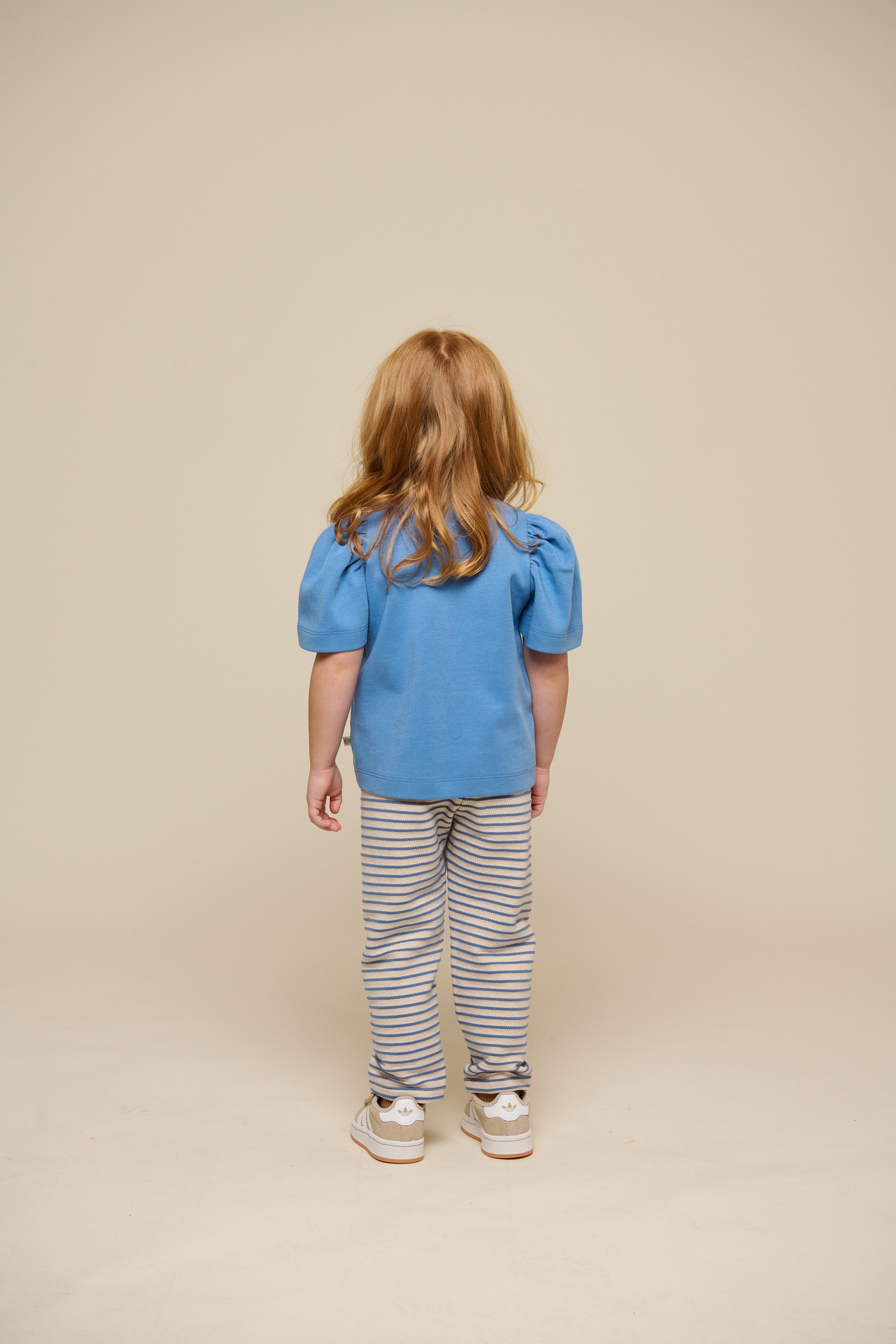T-shirt With Embroidery - Kids - Dusty Blue | 101237 Amanda