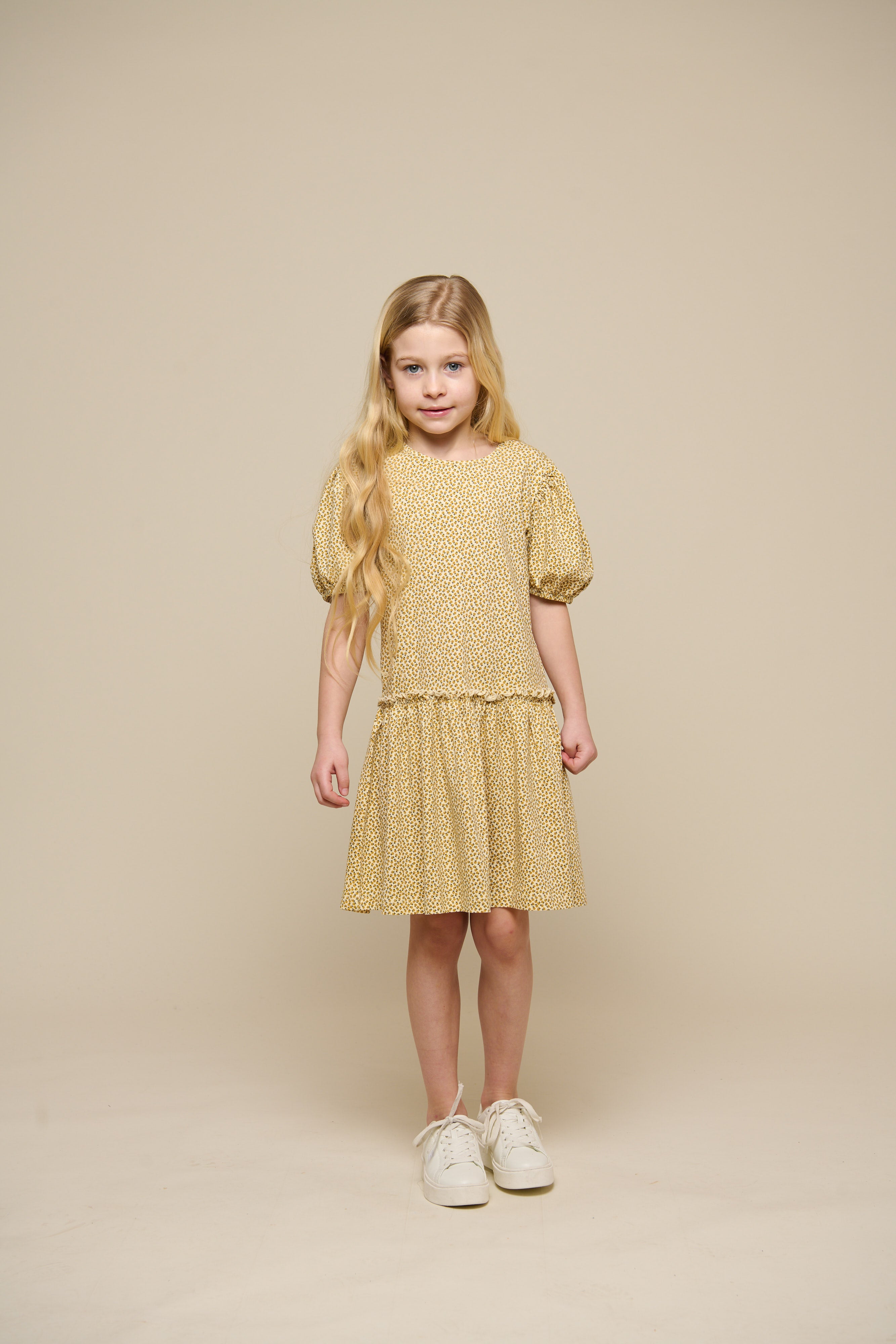 Jersey Dress - Tween - Yellow | 101224 Lea