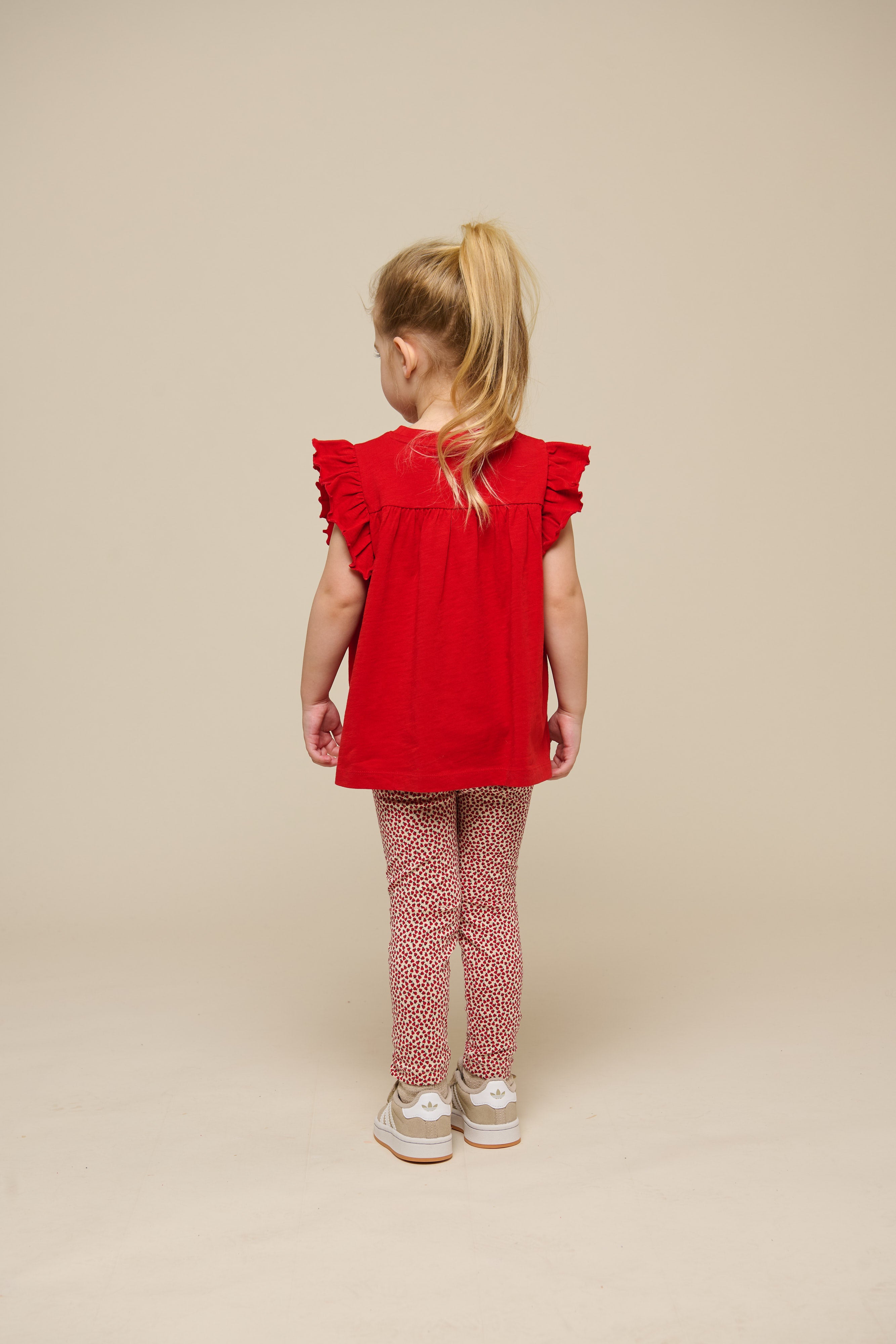 Jersey Blouse - Kids - Cherry Red | 101328 Lucia
