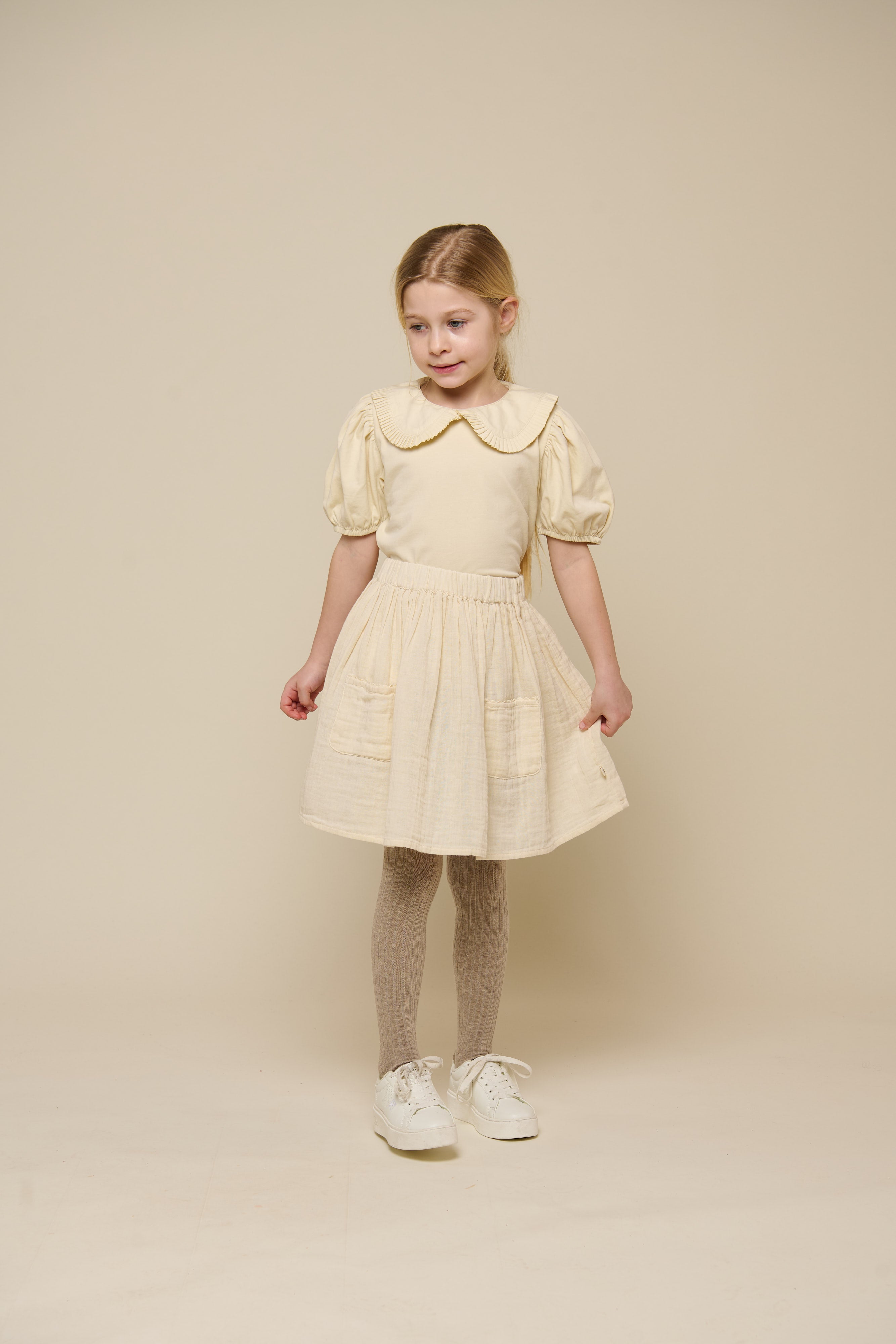 Gauze Skirt - Tween - Off White | 100937 Jasmine